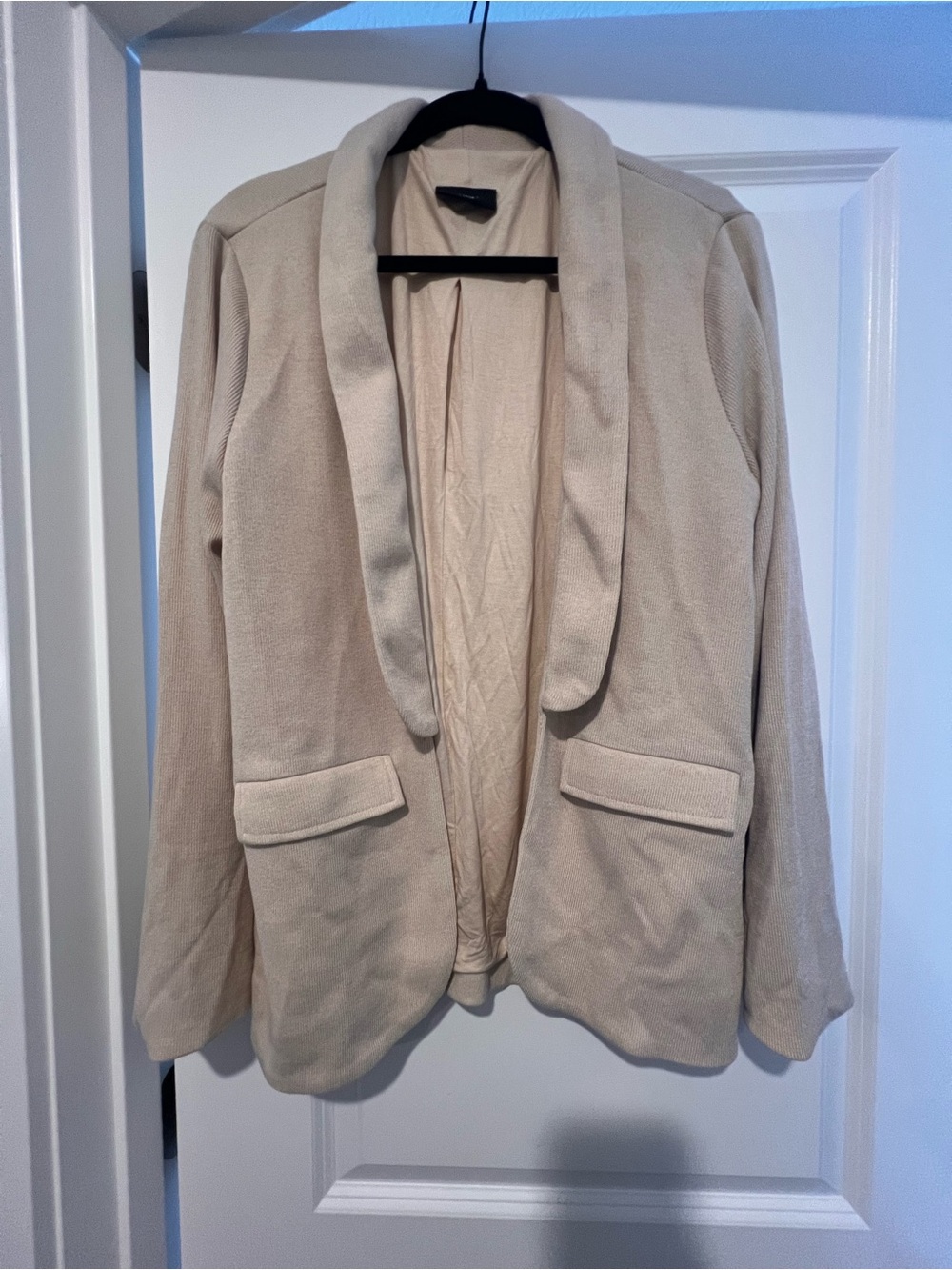Vici Open-Front Draped Blazer